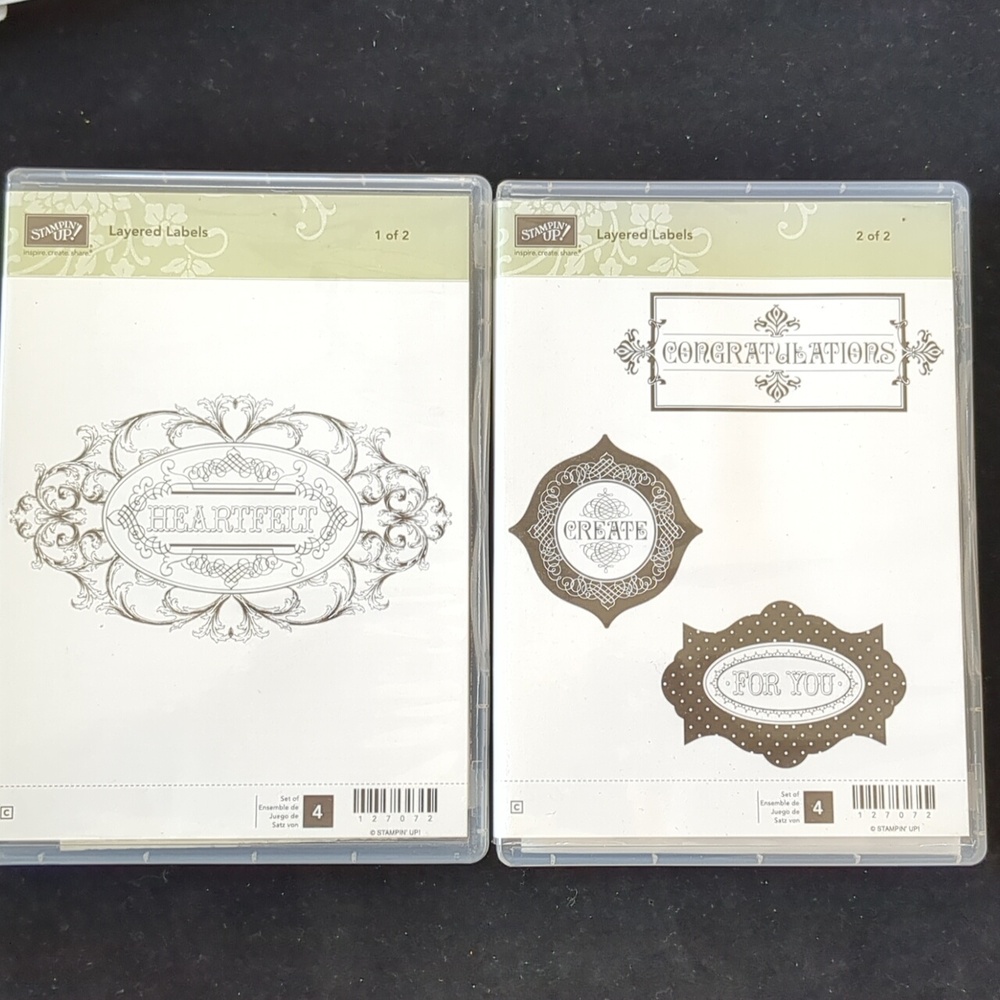 Layered Labels Stampin Up stamp set